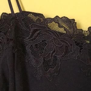 Elegant off the shoulder top with straps